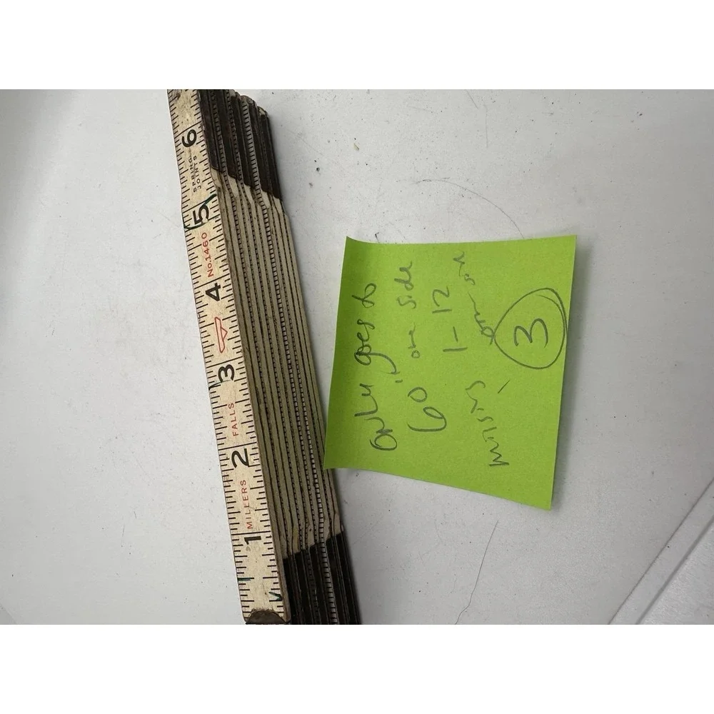 Vintage Lufkin Folding Ruler Wood Carpenter Rule 6 Ft Parts Repair